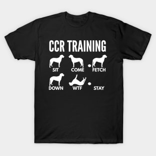 CCR Training Curly Coated Retriever Tricks Slim T-Shirt